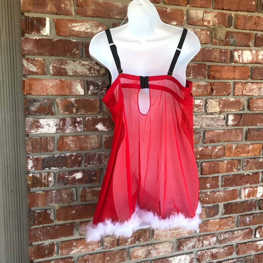 Passion forever red & white teddy size 1x - Picture 4 of 6